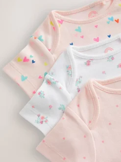 Next Rose - 3 Lot de bodys bébé à manches courtes pour dysplasie de la hanche Sale