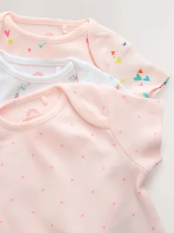 Next Rose - 3 Lot de bodys bébé à manches courtes pour dysplasie de la hanche Sale
