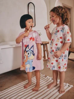 Next Rose - Bluey Nighties 2 Pack (2-8ans) Clearance