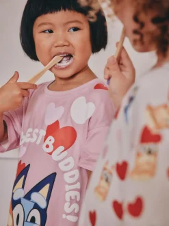 Next Rose - Bluey Nighties 2 Pack (2-8ans) Clearance
