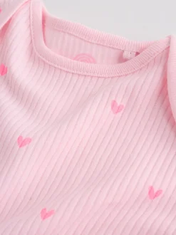 Next Rose - Bodys pour bébés Manches courtes 5 Pack