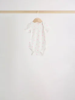 Next Rose - Bodys pour bébés Manches courtes 5 Pack