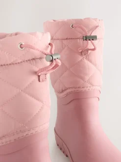 Next Rose - Bottes en caoutchouc Thinsulate doublées à revers Outlet