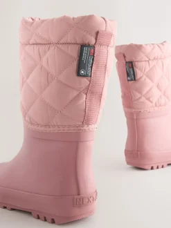 Next Rose - Bottes en caoutchouc Thinsulate doublées à revers Outlet