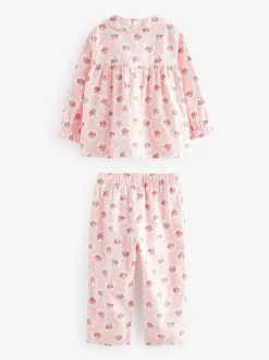Next Rose - Cath Kidston pyjama tissé à boutons et fleurs Hot