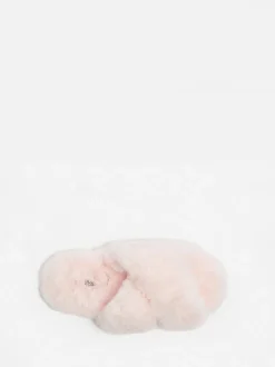 Boux Avenue Rose - Chaussons Cross Band Discount