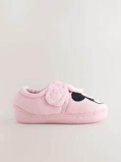 Next Rose - Chaussons Minnie Mouse à semelle coupée Sale