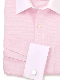 Savile Row Company Rose - Chemise formelle Winchester classique en coton texturé Best