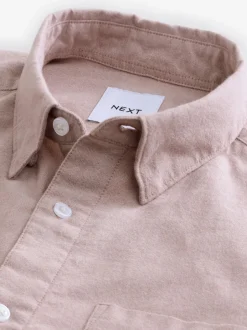 Next - Chemise Oxford douce à manches longues Rose Outlet