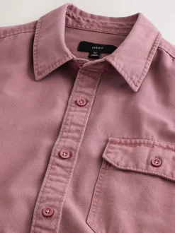 Next Rose - Chemise Oxford teintée en pièce à manches longues Clearance