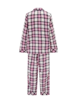 Pour Moi Rose - Coffret cadeau pyjama en coton brossé à carreaux confortables Discount