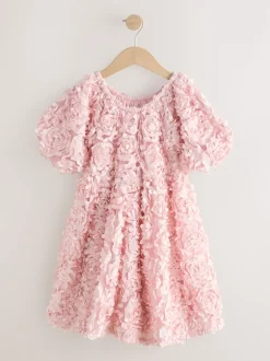 Next Rose - 3D Fleuri Occasion Robe (3-14ans) Best