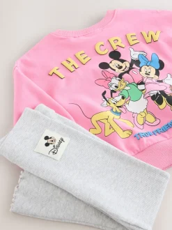 Next Rose - Disney Ensemble haut et évasé à manches longues et amis Mickey Mouse (3mois7ans) Clearance