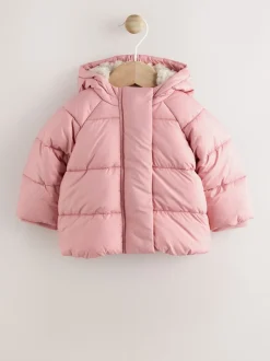 Next Rose - Doudoune Bébé à capuche (0mois-2ans) Discount