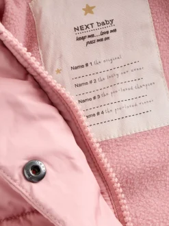 Next Rose - Doudoune Bébé à capuche (0mois-2ans) Discount