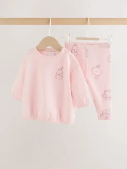 Next Rose - Ensemble 2 Pieces pour Sweat-shirt et Leggings BÉBÉ (0mois-2ans) Outlet