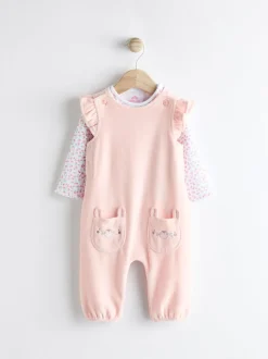 Next Rose - Ensemble salopette et body à manches longues pour bébé (0mths-2yrs) Online