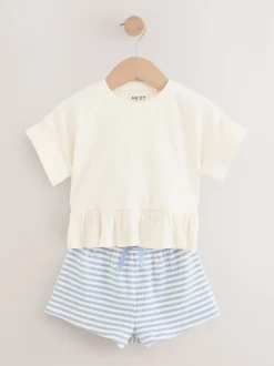 Next Rose - Ensemble t-shirt et short 2 (3mois à7ans) New