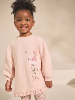 Next Rose à fleurs fée - Ensemble Sweat-shirt et Leggings à ourlet à volants (3mois-7ans) Outlet