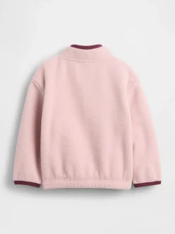 Gap Rose - Sweat-shirt Sherpa à enfiler demi-zippé (6mois-5ans) (6mois-5ans)