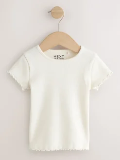 Next Rose - Hauts côtelés à manches courtes Lot 5 (3mois7ans) Online