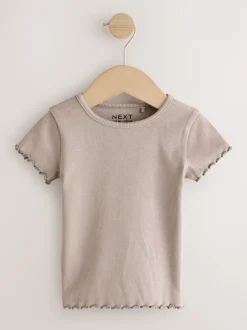 Next Rose - Hauts côtelés à manches courtes Lot 5 (3mois7ans) Online