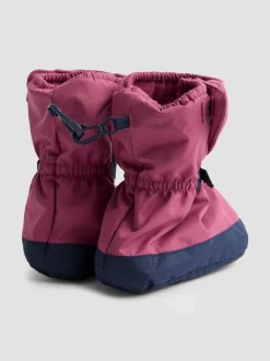 Jojo Maman Bébé Rose - Chaussons doublés en polaire New