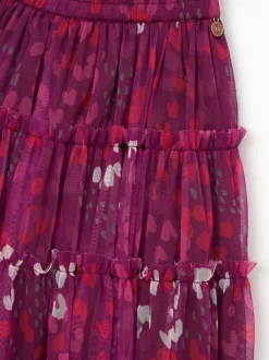 Angel & Rocket Rose - Jupe Mae en maille à imprimé fleuri Clearance