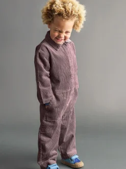 KIDLY by MORI Rose - KILDY by MORI combinaison en velours côtelé bleu Outlet