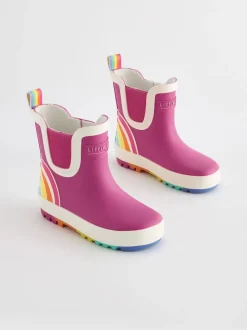 Little Bird by Jools Oliver Rose - Rainbow Welly Boots Online