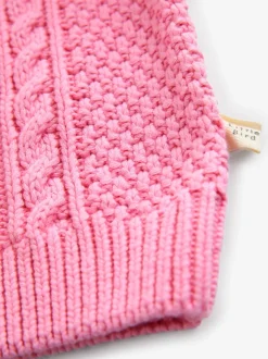 Little Bird by Jools Oliver Rose - Cardigan en Coton Torsade Clearance