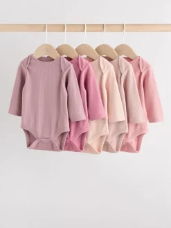 Next Rose - Lot de 5 bodies à manches longues pour bébé Discount