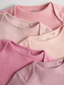 Next Rose - Lot de 5 bodies à manches longues pour bébé Discount