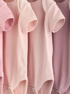 Next Rose - Lot de 5 bodies bébé à manches courtes Outlet
