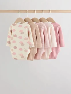 Next Rose - Lot de 5 bodys à manches longues pour bébé Best