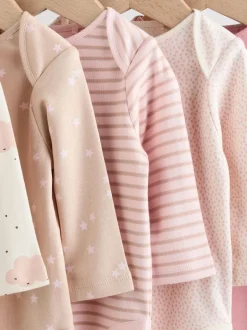 Next Rose - Lot de 5 bodys à manches longues pour bébé Best