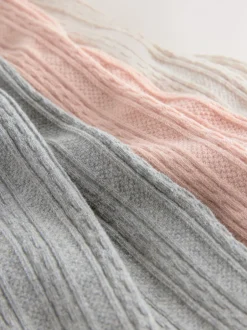 Next Rose - Lot de 3 collants bébé (0 mois-2 ans) Clearance