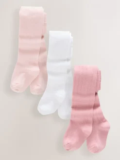 Next Rose - Lot de 3 collants bébé (0 mois-2 ans) Online