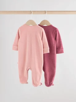 Next Rose - Lot de 2 dors-bien bébé en velours (0mois2ans) Online