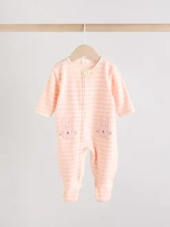 Next Rose - Lot de 2 dors-bien bébé en micro polaire avec fermeture éclair bidirectionnelle Outlet