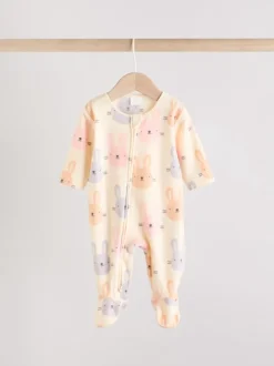 Next Rose - Lot de 2 dors-bien bébé en micro polaire avec fermeture éclair bidirectionnelle Outlet