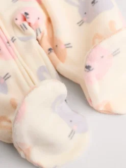 Next Rose - Lot de 2 dors-bien bébé en micro polaire avec fermeture éclair bidirectionnelle Outlet