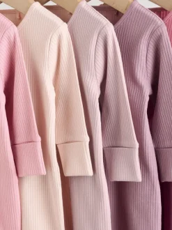 Next Rose - Lot de 5 dors-bien sans pieds zippés pour bébé (0mois3ans) New
