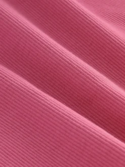 Next - Lot de 3 Hauts à manches longues côtelés (3-16ans) Rose Hot