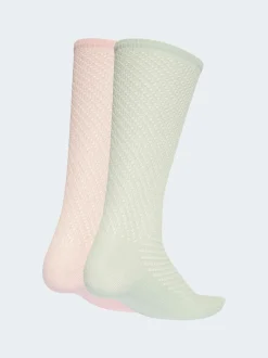 adidas originals Rose - Lot de 2 paires de Chaussettes Adidas Original Col rond au crochet Best