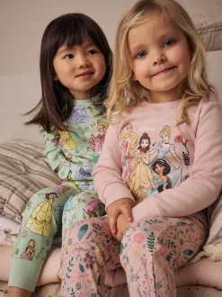 Next Rose - Lot de 2 pyjamas Snuggle à manches longues princesse Disney 100 % coton (9mois-10ans) Sale