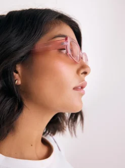 Next Rose - Lunettes de soleil rectangulaires fines Discount