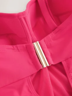 Next Rose - Maillot de bain bandeau à armatures F-K Ultimate Support Tummy Control