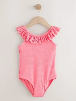 Next Rose - Maillot de bain brodé à volants (3-16ans) Clearance