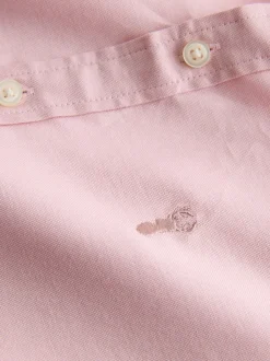 Next - Manches courtes Coton riche Oxford Chemise (3-16ans) Rose Best